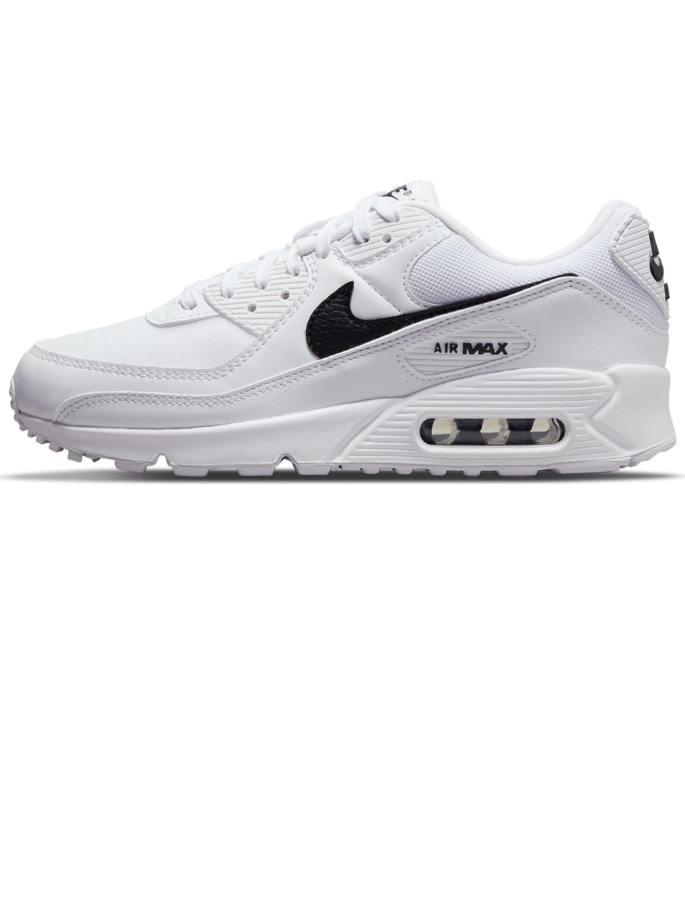 Nike Air Max lite Sneakers in White with Black Swoosh